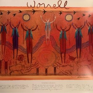 Kindred Spirits Art Print/ Worrell Gallery - Multicolor